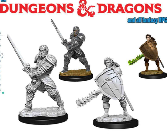 Miniature D&D: D&D Nolzur's Marvelous Miniatures - Male Human Fighter